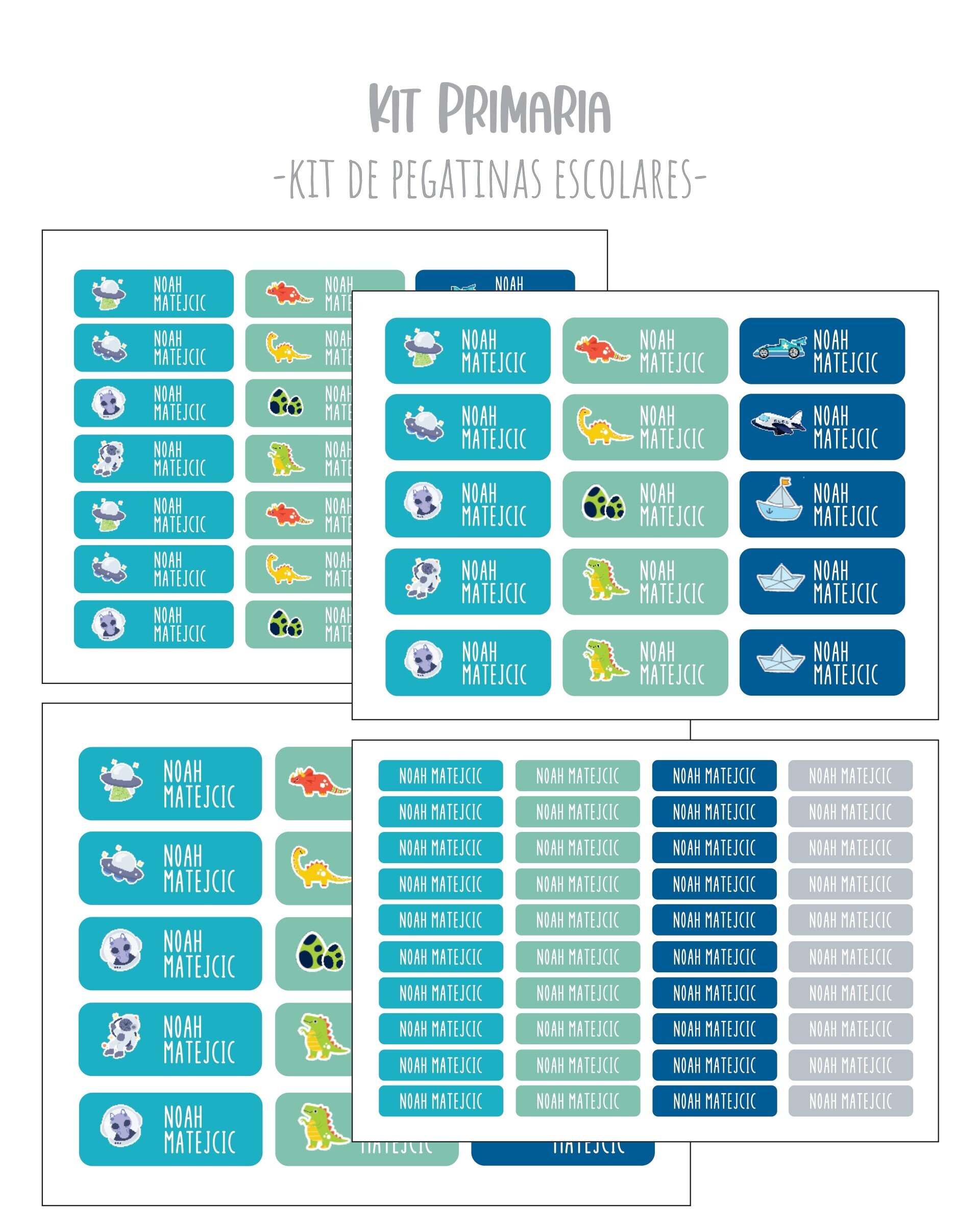 Kit pegatinas escolares PRIMARIA - 4