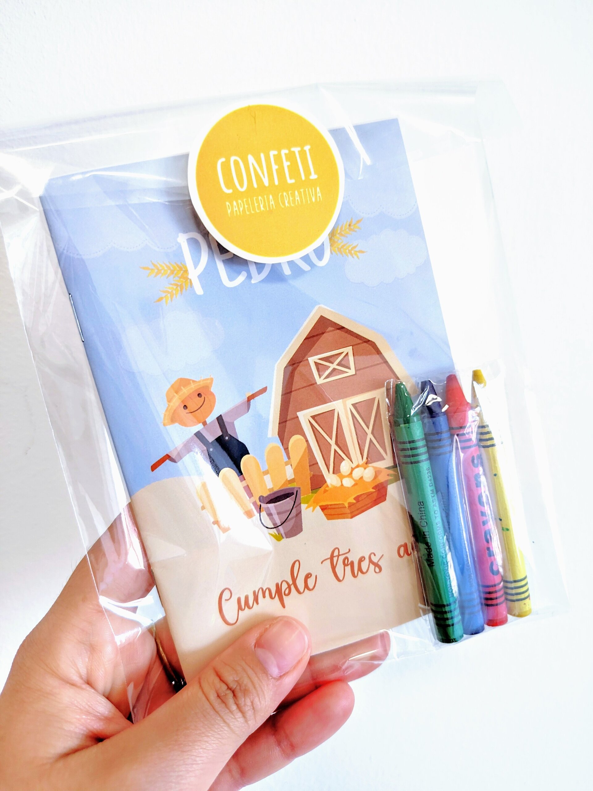 Libritos para colorear + ceras - 2